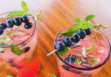 Blueberry Watermelon Spritzer, Ste. Anne's Spa, Healthy Living + Travel